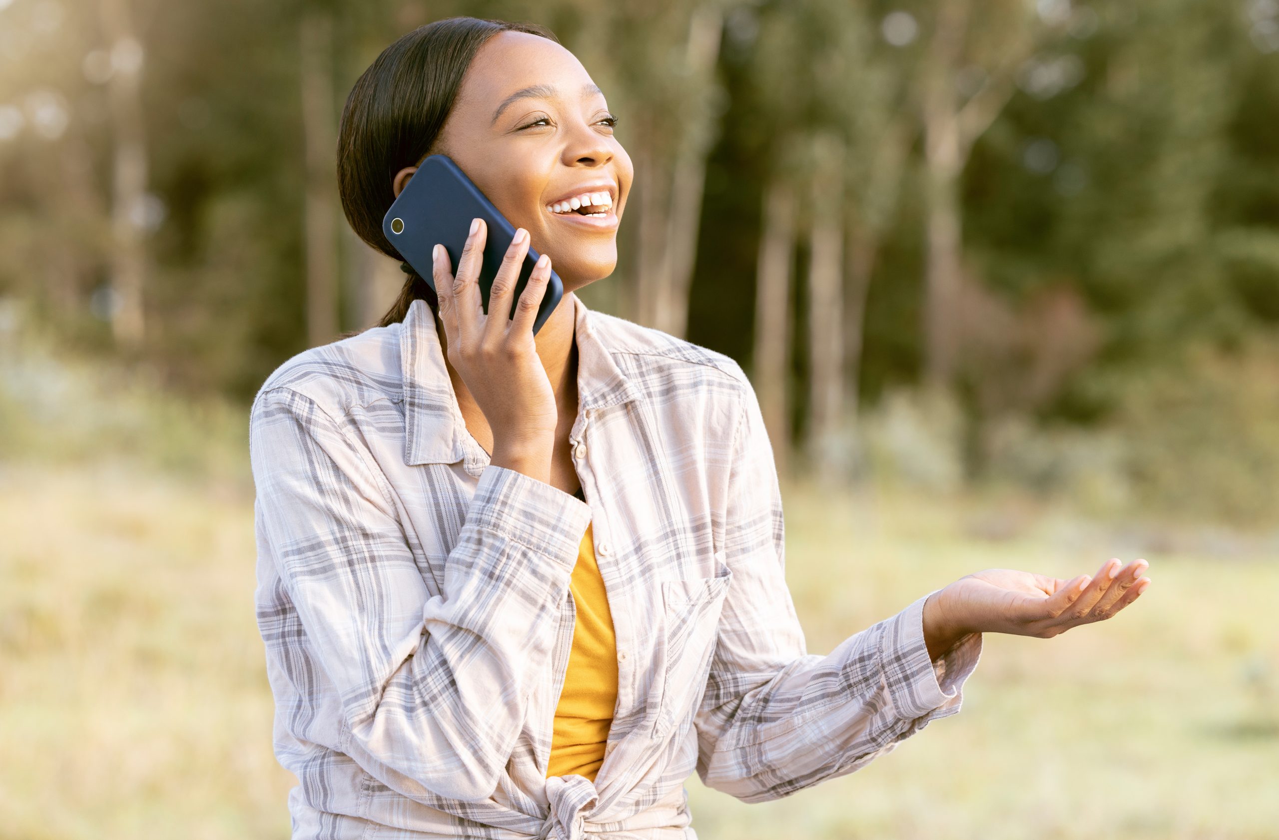 woman on the phone