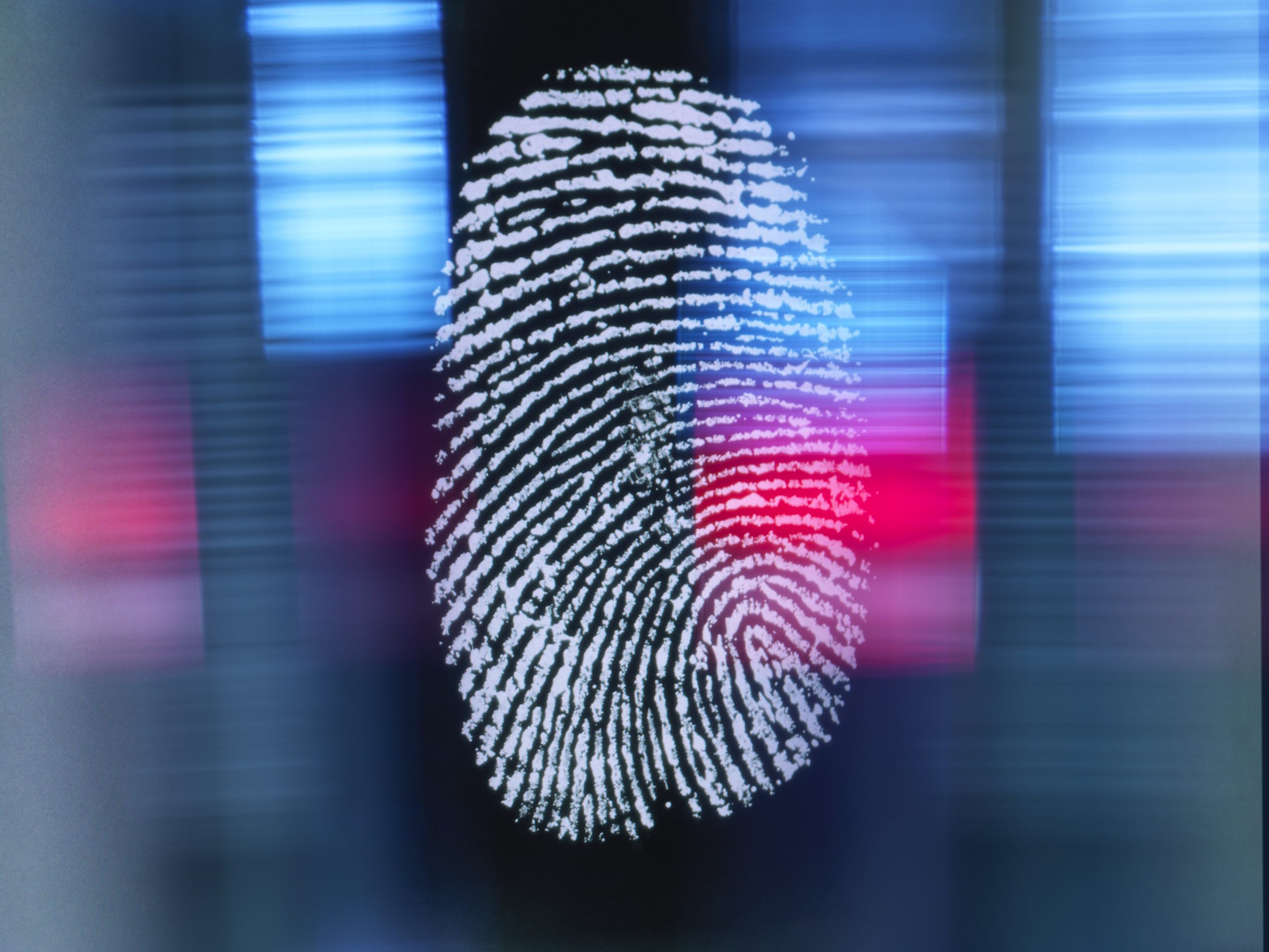 Fingerprint on screen